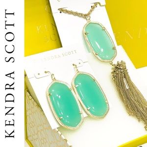 Kendra Scott 14k Chalcedony Rayne Set